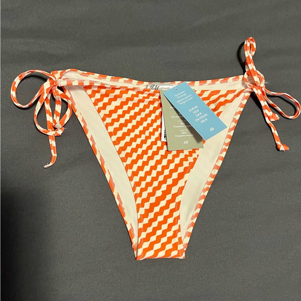 NWT H&M Tie Tanga Bikini Bottom